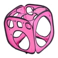 thumbnail image 1 of Caja medidora de globos en forma de cubo, ligera, herramienta para medir globos Rosa, 1 of 9