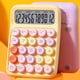 thumbnail image 5 of Calculadora silenciosa con teclas mecánicas a color, dispositivo electrónico a batería para oficina y universidad., 5 of 12