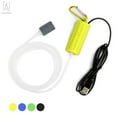 thumbnail image 2 of Gustave Aquarium USB Air Pump Ultra Silent High Energy Saving Supplies Mini Portable Oxygen Air Pump with Hanging Buckle, Air Stone and Silicone Tube for Fish Tank Aquarium, Yellow, 2 of 11