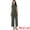 Army Green, variant on Women's Wide Leg Jumpsuit Collared Tie Waist Coverall XL Brown