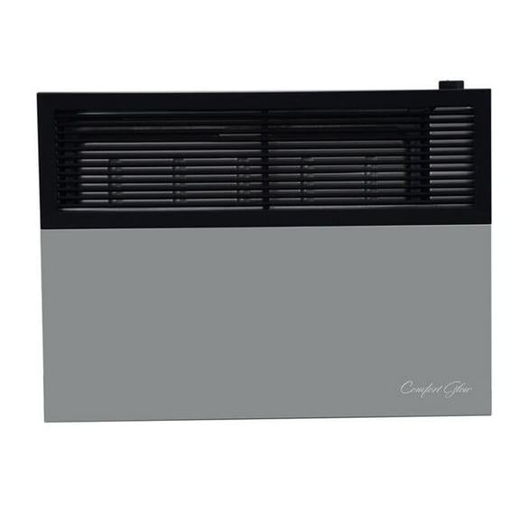 Comfort Glow DVN25 25K BTU Direct Vent Natural Gas Wall Heater, Gray & Black