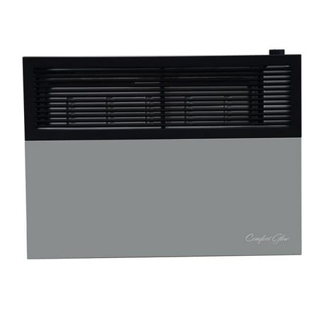 

25K BTU Direct Vent Natural Gas Wall Heater Gray & Black