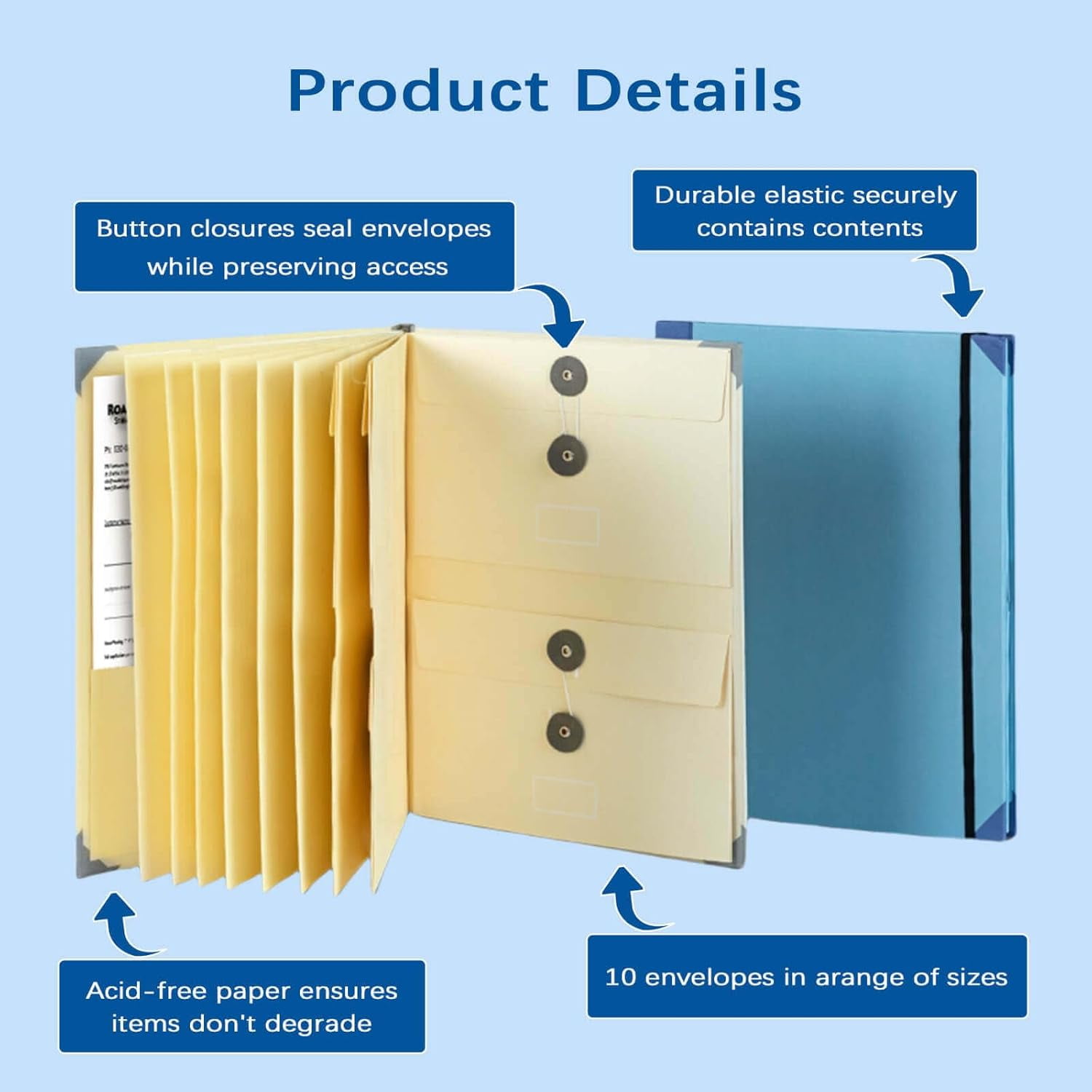 if I Die Binder - Document Organizer Binder with Pockets – Important Papers Storage Folder for Home, Office & Travel, Portable Plastic File Holder