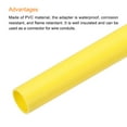 thumbnail image 4 of Conduit Pipe Yellow Straight Tube 20mm Terminating Hose Electrical Conduit Pack of 4, 4 of 5