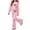 Pink, variant on Cethrio Girls Outfit Sets Long Sleeve, Fashion Micro‑fleece Lined 2 Piece Graphic Girls' Clothing Sets Size 14 Purple