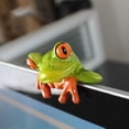 thumbnail image 4 of Resin Frog Figurine with Hollow Design Garden Patio Decor Unique Peeking Frog Statue for Outdoor Indoor Yard Living Room Home Decor Hand Painted, 4 of 9