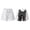 White, variant on Women's Funny Animal Print Shorts Casual Summer Beach Vacation Pants Loose Elastic Waist Tie Front With Pockets