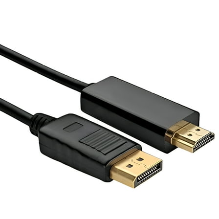 DisplayPort DP to HDMI Male to Male Display Port Cable Cord Adapter Converter 6F - axGear