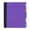 Purple, variant on Mintra Durable Premium Spiral Notebook (5 Subject - Purple) - Fabric Covered Coils, Adjustable Pocket Folders, 200 Sheets