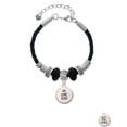 thumbnail image 2 of Delight Jewelry Silvertone In One Ear ''Out the Other'' Grandmother Celtic Knot Leather Bead Bracelet, 7"+2" Extender, 2 of 4