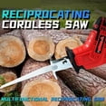 thumbnail image 4 of Cordless Reciprocating Saw Portable Replacement Electric Saw with Lithium Battery Mini Table Saw, 4 of 7