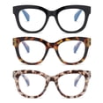 thumbnail image 1 of Gafas de lectura ZXYOO de gran tamaño con bloqueo de luz azul x1.75, 1 of 7