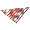 thumbnail image 2 of Bandana para perros, disfraces navideños para perros, pañuelo transpirable para mascotas, bufanda triangular para Navidad, boda, fiesta de Acción de , raya, 2 of 8