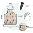 thumbnail image 7 of Beige Christmas Tree Pattern Kids Aprons for Girls and Boys,Adjustable Neck Strap Toddler Aprons for Kids Cooking Baking, 7 of 7