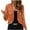 Orange, variant on Sequin Cropped Blazer Jacket Women Glitzy Party Casual Night Out Trendy Sparkly Outerwear Orange S