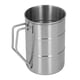 thumbnail image 4 of Taza de café de acero inoxidable Jarra de cerveza de acero inoxidable de gran capacidad con asa para restaurante en casa, 4 of 10