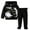 Black, variant on Wxirdiow Spring Toddler Boy Clothes Infant Baby Boy Fall Winter Clothes Outfits Hooded Long Sweatshirt Pants Set Toddler Clothes Black Size,4-5 Years