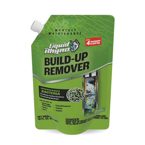 Liquid Rhyno 32 oz. Monthly Maintenance Drain Build-up Remover, 1-Pack