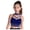 Navy Blue, variant on Kids Girls Sleeveless Sparkle Rhinestones Crop Tops for Cheerleading Dance Gymnastics Sports Yoga Workout Burgundy 10