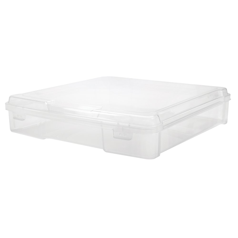Portable Scrapbook Case for 12" x 12" Paper, 6 Pack, Clear Walmart