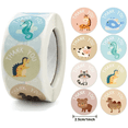 thumbnail image 3 of 2000 Pegatinas Circulares Agradecimiento Calcomanía Gatito, 3 of 9