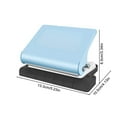 LeKing Metal Paper Puncher Paper Binder Punch with 10 Holes Portable
