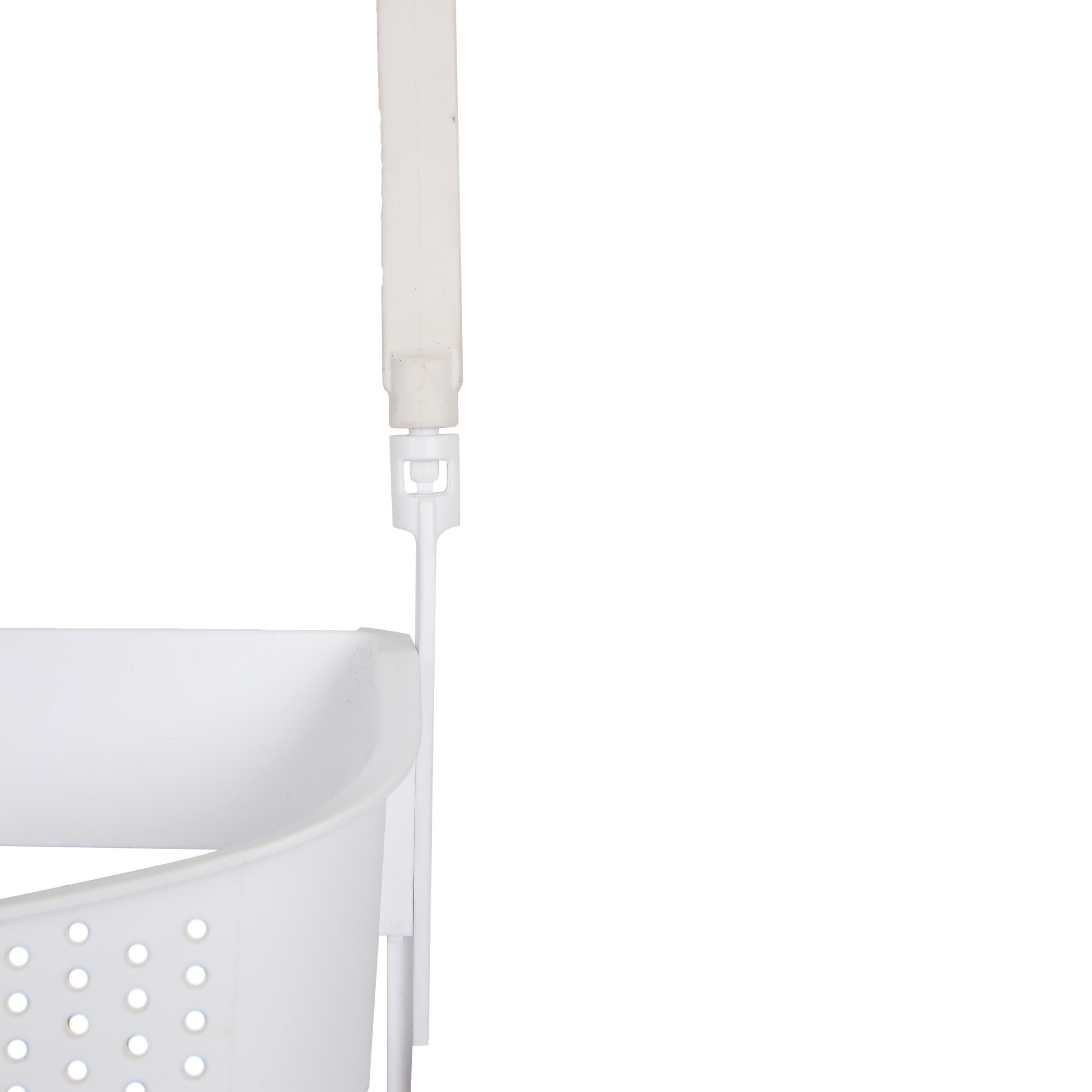 Bath Bliss 3-Tier Hanging Suction Shower Caddy in White 10114-WHITE - The  Home Depot