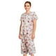 thumbnail image 4 of HITIME Pijama para Mujer de Seda de Leche Talla XL, Conjunto de Playera y Pantalón Tobillero, Tela Ultra Suave y Transpirable para Lounge o Dormir, 4 of 7