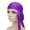 Purple, variant on Miqool Silky Durag for Men Women, Satin Du-rag Headwrap Turban with Long Tail and Adjustable Wide Straps for All Hair Types