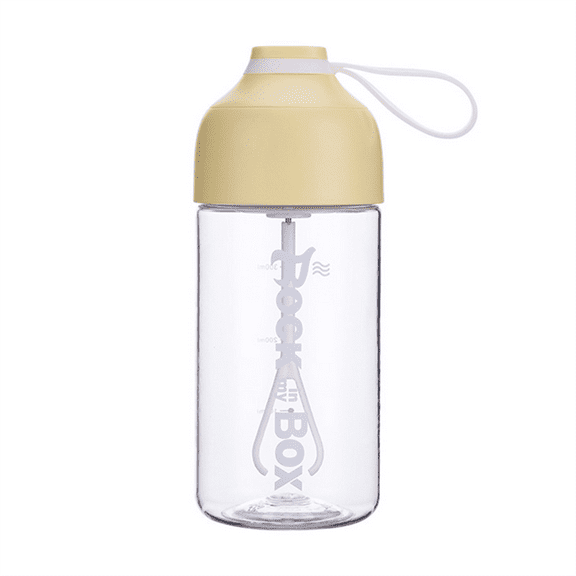 Premium Electric Protein ,Vortex Portable Mixer Cup/ Rechargeable Shaker Cups for Shakes,White
