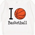 thumbnail image 3 of Inktastic I Heart Basketball Toddler Sweatshirt, 3 of 4