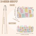 thumbnail image 4 of FORMRS Women Crossbody Purse with Chain Strap Vegan Leather Shoulder Handbag, Cute Gummy Bears Pattern, 4 of 7