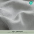 thumbnail image 4 of TOSMO 100% Linen Duvet Cover Set with Button Closure, 3 Pieces (1 Duvet Cover with 2 Pillowcases), Soft Breathable Durable Farmhouse Bedding, 4 of 6