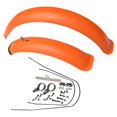 thumbnail image 3 of Langgg Bike Mudguard Front Rear Set Components for Mountain Bike Traveling Outdoor Orange, 3 of 8