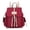 Wine Blush, variant on MKF Collection Paula Vegan Leather Women's Backpack, Functional Bookbag Purse Handbag by Mia K - Navy Wine
