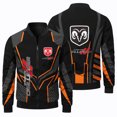thumbnail image 4 of Chaqueta de vuelo de manga larga con estampado 3D para hombre, para primavera y otoño, para acampar al aire libre, ciclismo todoterreno, con cremallera y cuello redondo, 4 of 4
