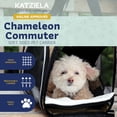thumbnail image 4 of Katziela Safari Sleeper Pet Carrier - Comfortable - Airline Approved for Dogs and Cats Black Pack 1, 4 of 6