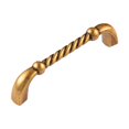 thumbnail image 3 of Utopia Alley 10pcs Naples Pull Handle - Decorative Cabinet Drop Pull Handles- Vintage Cabinet Hardware with Hand Finished Antique European Brass - Metal Drawer Pull Handle, 3.75" Center to Center, 3 of 9