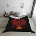 thumbnail image 6 of Polska-Polish Throws Blanket Fleece Soft Cozy Warm Plush for Travel Chair Bedroom Living Room Sofa 60"x50", 6 of 7