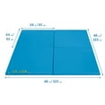 thumbnail image 2 of ECR4Kids SoftZone Play Patch Activity Mat Squares, French Blue, 4-Pack, 2 of 9