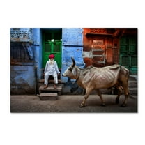 Trademark Fine Art 'India' Canvas Art by Fadhel Almutaghawi