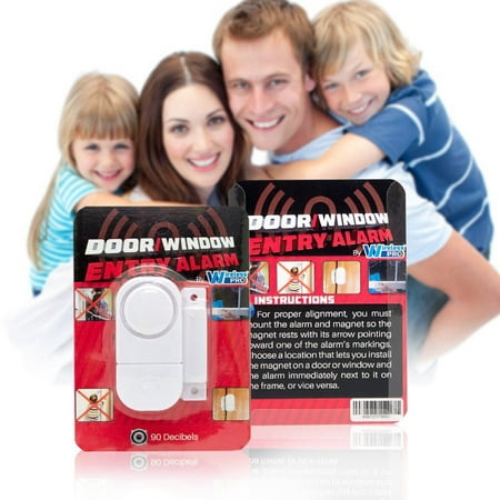 Wireless Loud & Discreet Security Door & Window Alarm with Magnetic