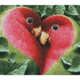 thumbnail image 1 of Pintura de arte de punto de cruz completo 14CT estampado corazón pájaro bordado pared DIY ornamento Tmvgtek decoración de arte en el hogar, 1 of 9