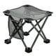 thumbnail image 1 of Silla plegable y reposapiés retráctil para acampar, picnic, senderismo al aire libre. gris grande, 1 of 9