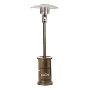 Sun Joe SJPPH48-BRZ Outdoor Propane Powered Patio Heater W/ Wheels, Tip-Over & Overheat Protection, 48,000 BTU (Bronze)