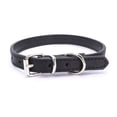 thumbnail image 1 of Conjunto de 5 piezas (negro), collar de cuero para perro M de 42*1,8 cm, collar ajustable con suave acolchado, de cuero acolchado para perros pequeños, medianos o grandes., 1 of 5