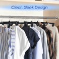 thumbnail image 2 of Juego de perchas Hanger Central Space Saving 30 unidades, color negro, 2 of 8