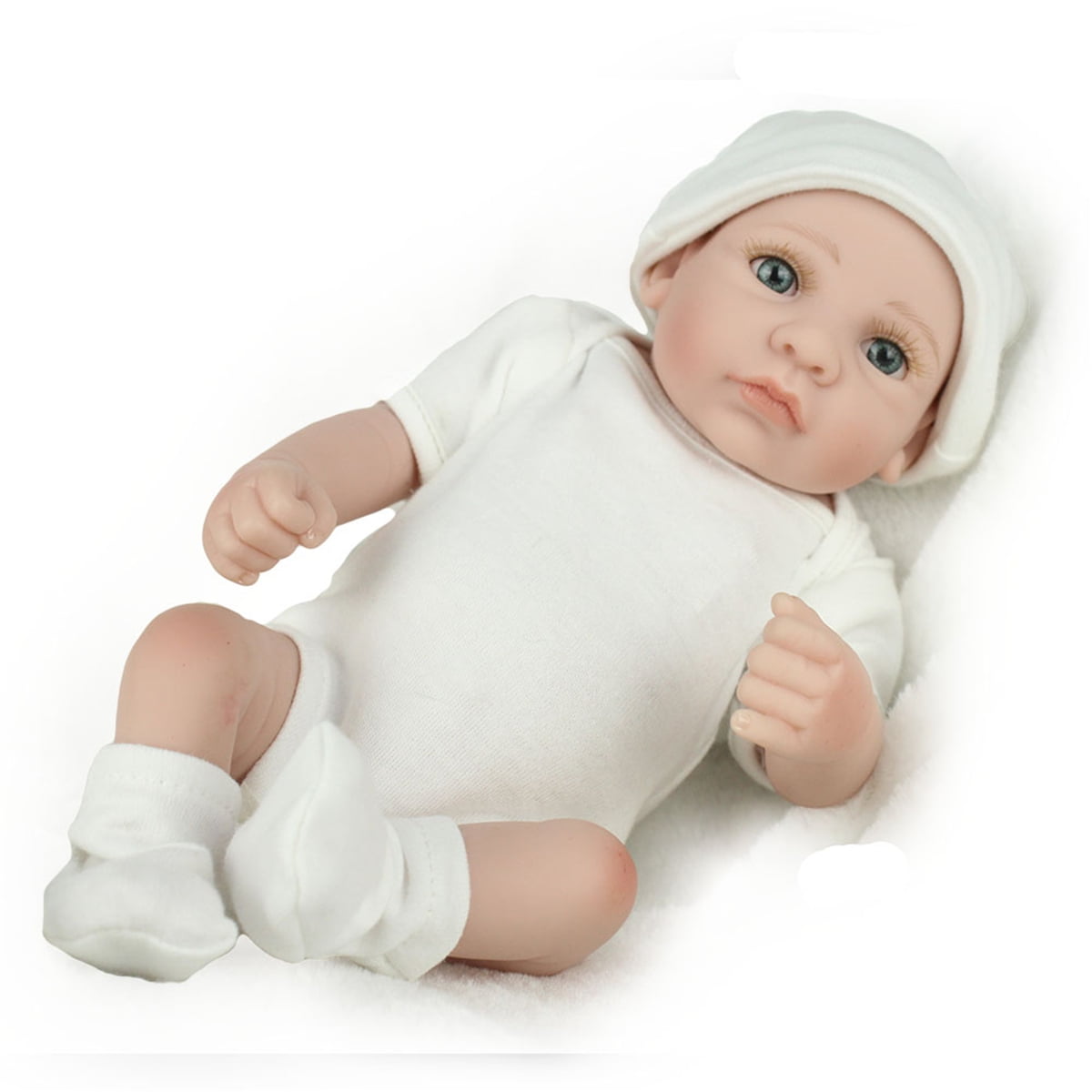 10" MINI Baby Dolls BOY Reborn Vinyl Soft Silicone Newborn Doll US SELLER 