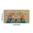thumbnail image 3 of Easter Peeps Welcome Door Mat 24x16 Inch Happy Easter Bunny Doormat Indoor Outdoor Entrance Floor Mats Non-Slip Washable Easter Decor Rugs, 3 of 6