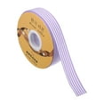 thumbnail image 3 of Uxcell 50 Yards x 1" Christmas Striped Ribbon, Purple and White Ribbon Candy Cane Ribbon Roll Wrapping Ribbon, 3 of 6